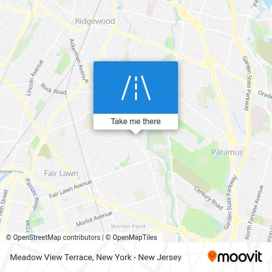 Meadow View Terrace map