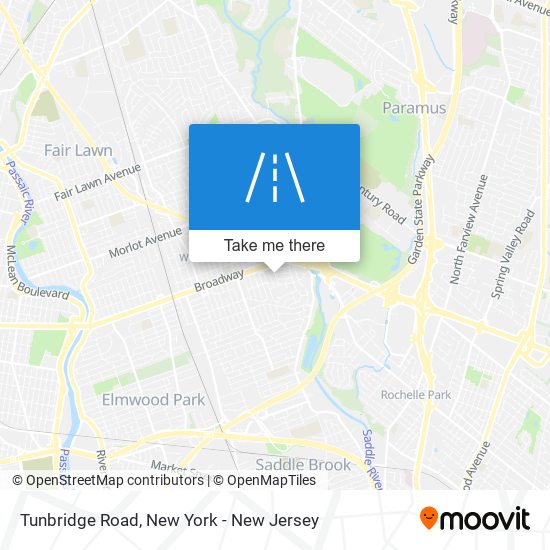 Mapa de Tunbridge Road