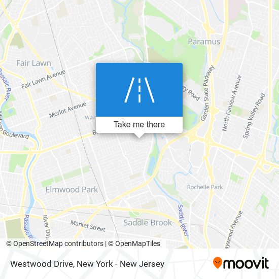 Westwood Drive map