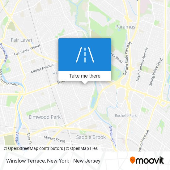 Mapa de Winslow Terrace