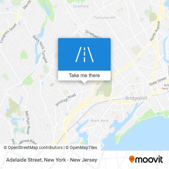 Mapa de Adelaide Street