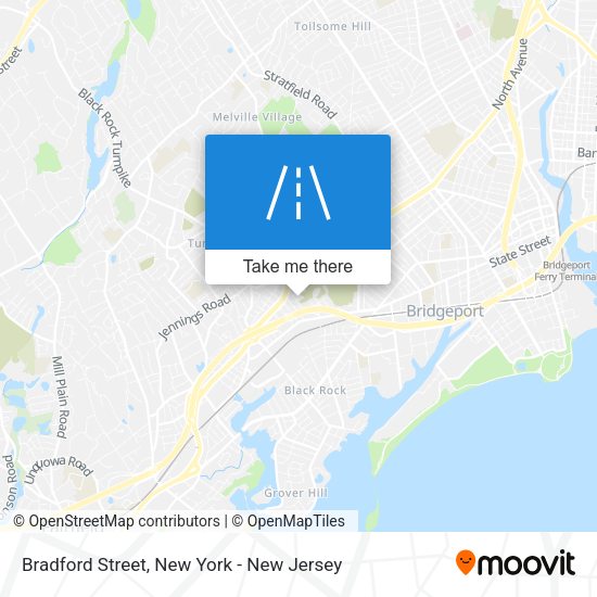 Mapa de Bradford Street