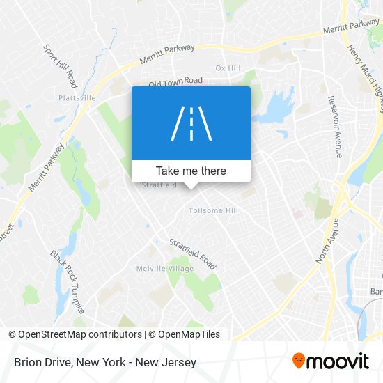 Brion Drive map
