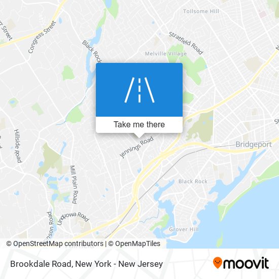 Brookdale Road map