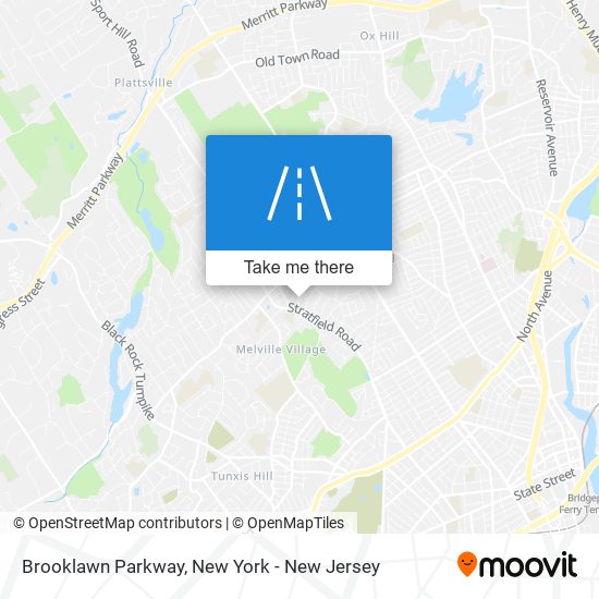 Brooklawn Parkway map