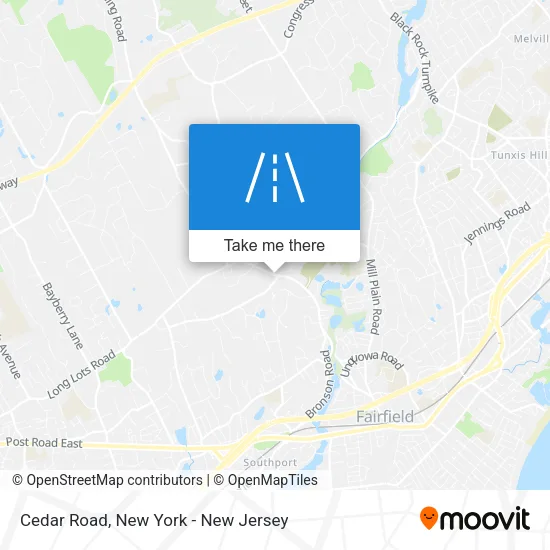 Cedar Road map