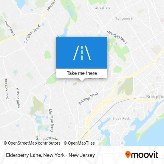 Elderberry Lane map