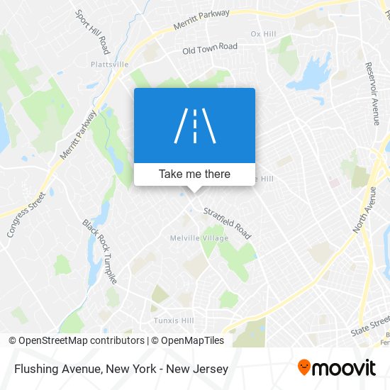 Mapa de Flushing Avenue