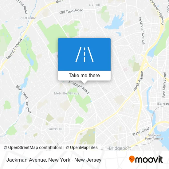 Jackman Avenue map