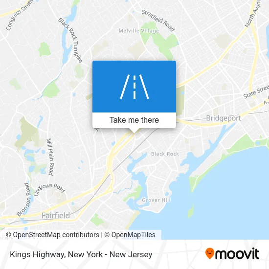 Kings Highway map