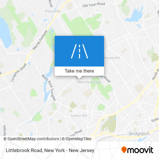 Littlebrook Road map