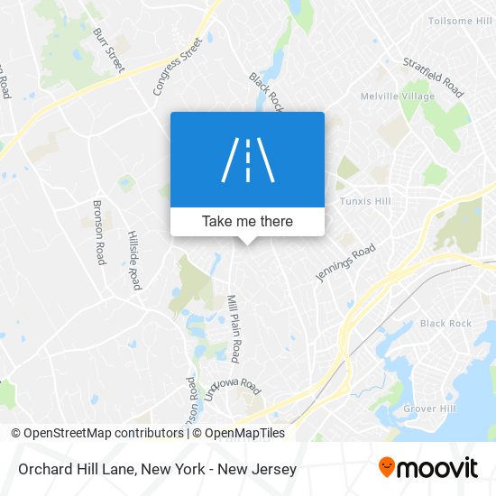 Orchard Hill Lane map