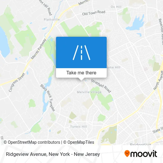 Ridgeview Avenue map