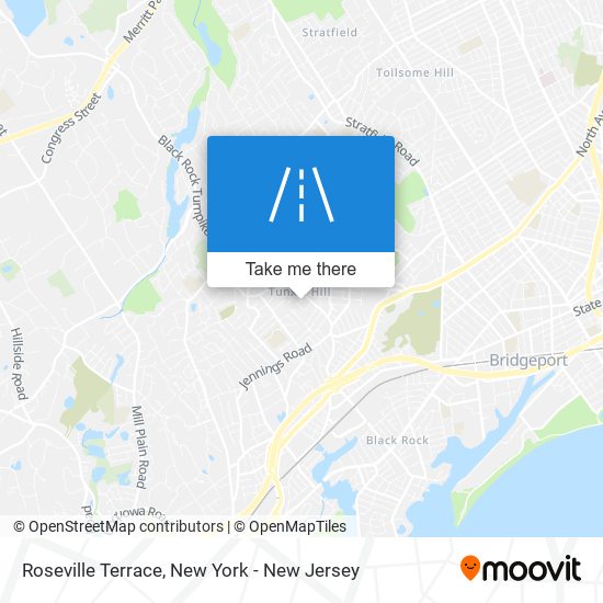 Roseville Terrace map