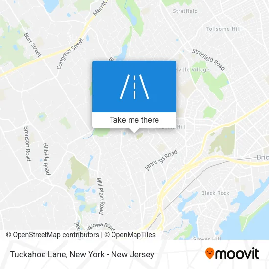 Tuckahoe Lane map