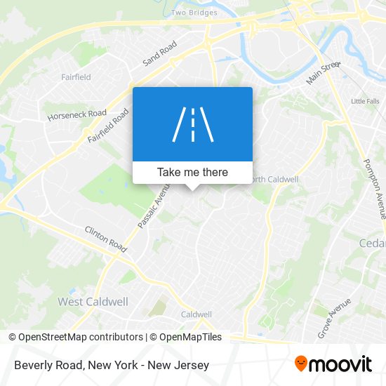 Beverly Road map