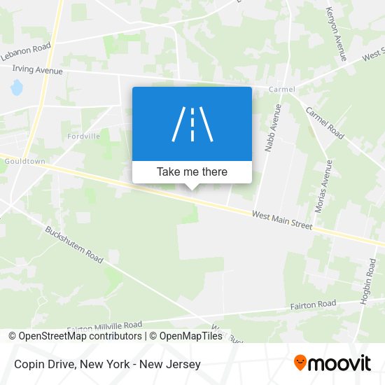 Copin Drive map