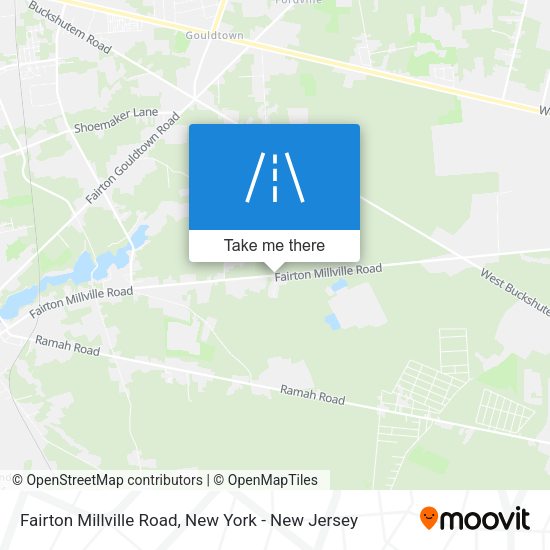 Mapa de Fairton Millville Road