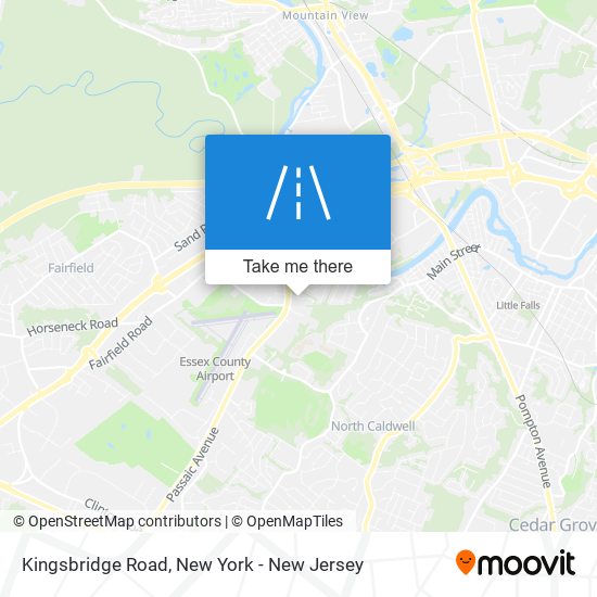 How to get to Kingsbridge Road, Fairfield, Nj by Bus or Train?