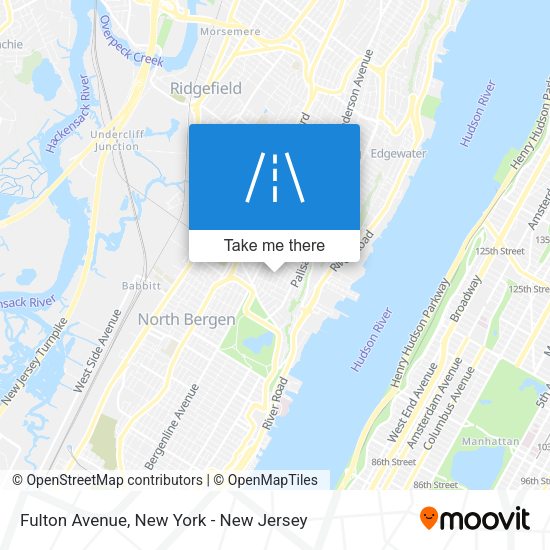 Mapa de Fulton Avenue