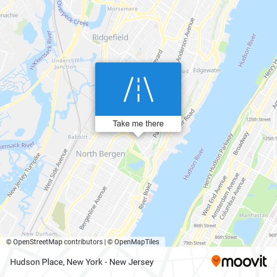 Hudson Place map