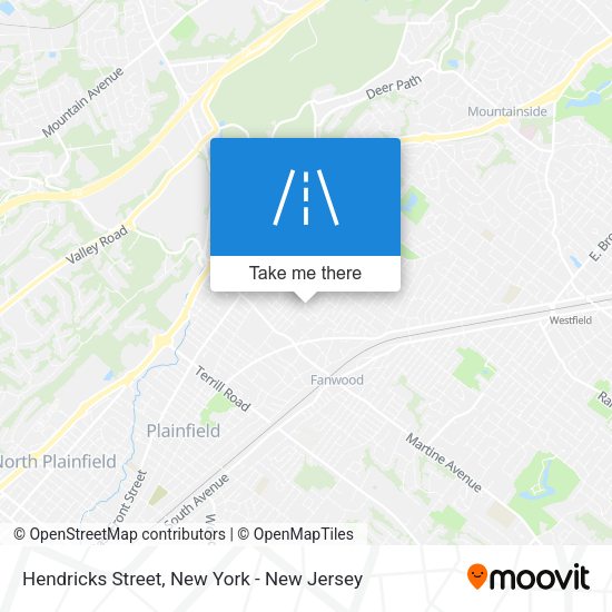 Mapa de Hendricks Street