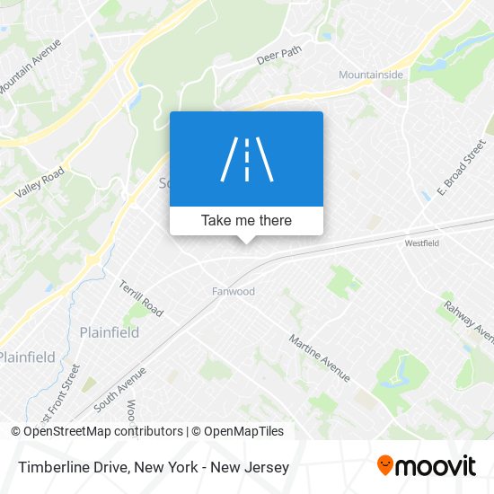 Timberline Drive map