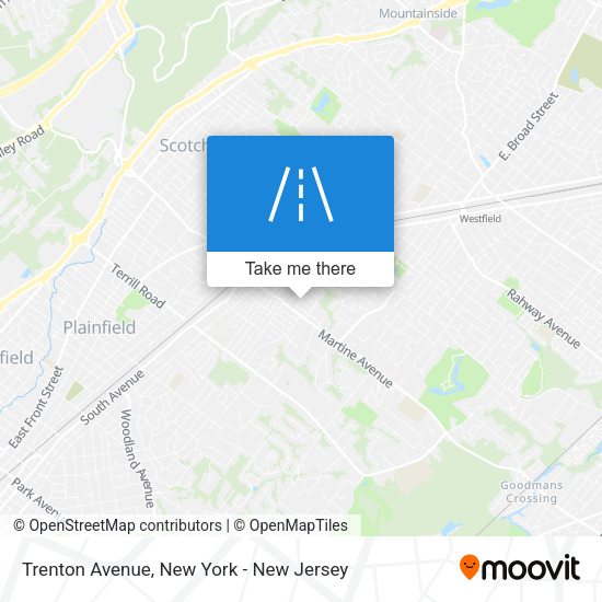 Mapa de Trenton Avenue