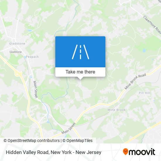 Hidden Valley Road map