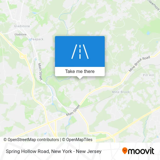 Spring Hollow Road map