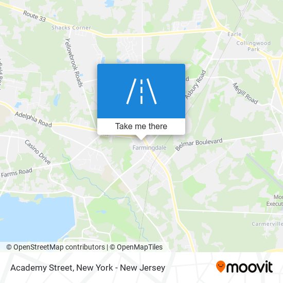 Academy Street map