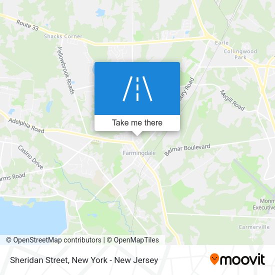 Mapa de Sheridan Street