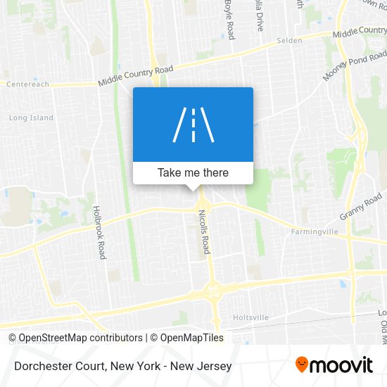 Mapa de Dorchester Court