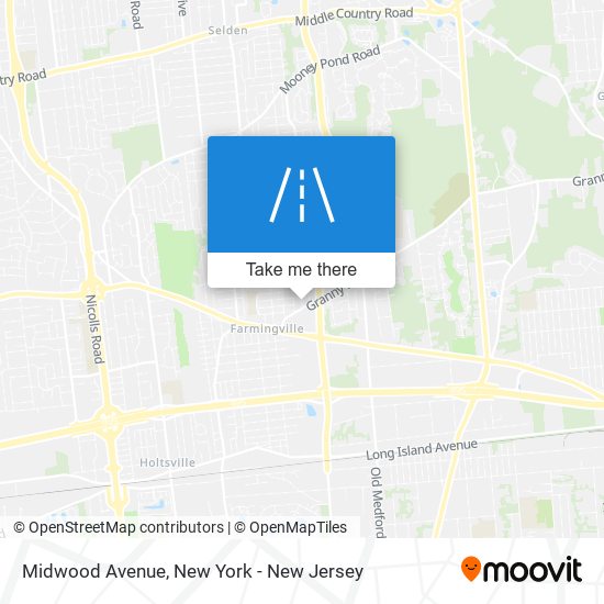 Mapa de Midwood Avenue