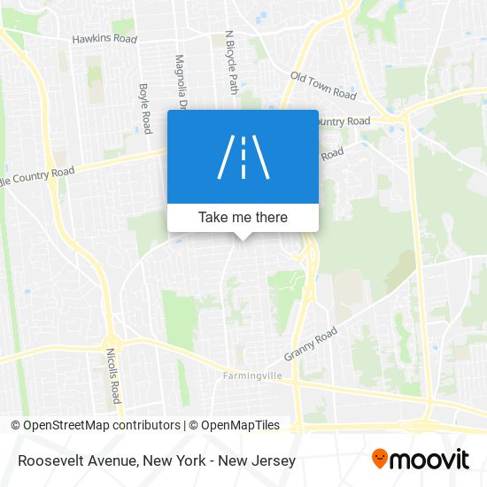 Roosevelt Avenue map