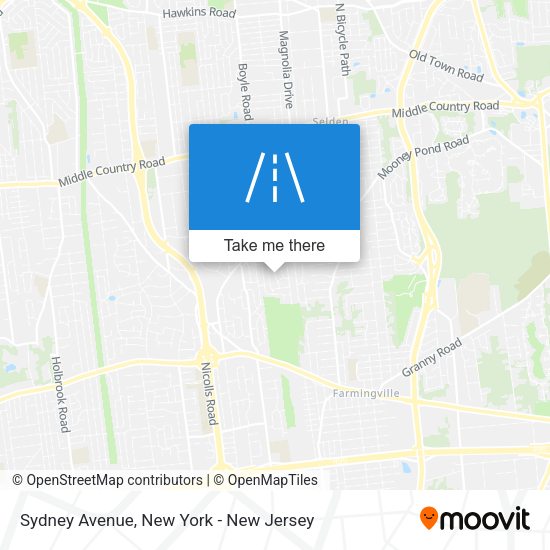 Sydney Avenue map