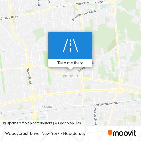 Woodycrest Drive map