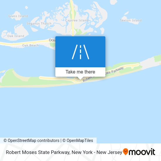 Mapa de Robert Moses State Parkway