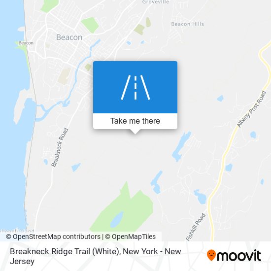 Mapa de Breakneck Ridge Trail (White)