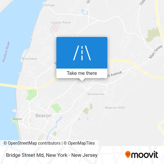 Mapa de Bridge Street Md