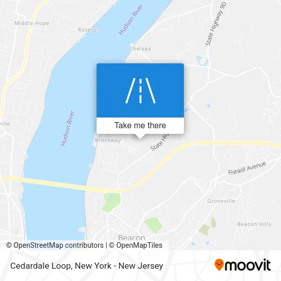 Cedardale Loop map