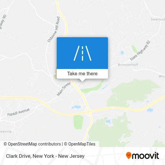 Clark Drive map
