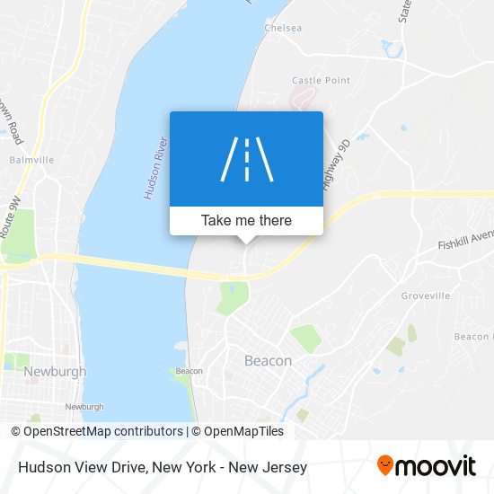 Hudson View Drive map