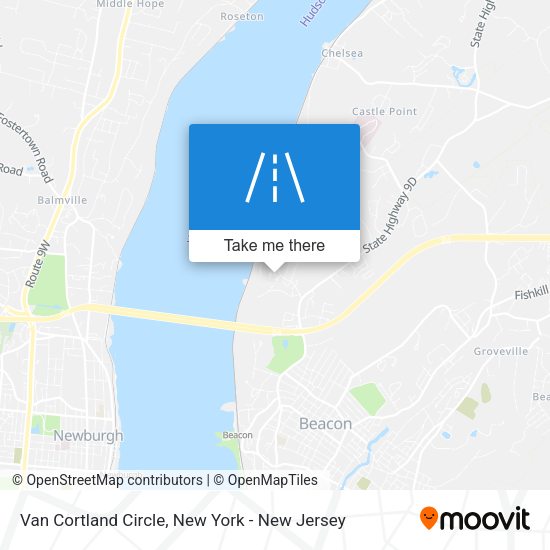 Mapa de Van Cortland Circle