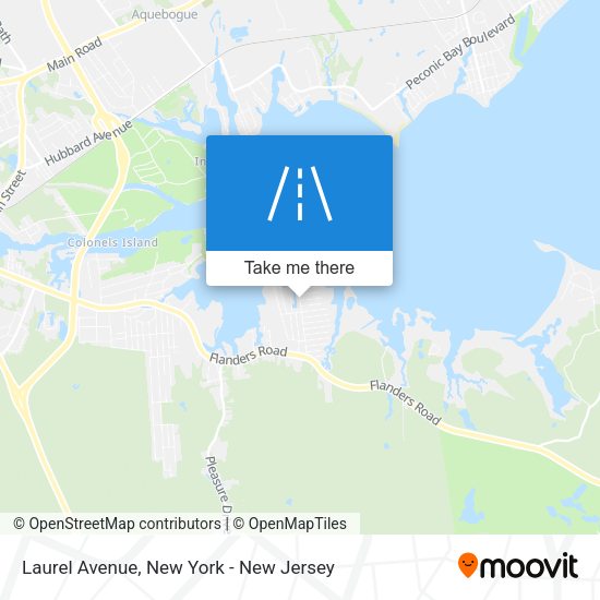 Mapa de Laurel Avenue