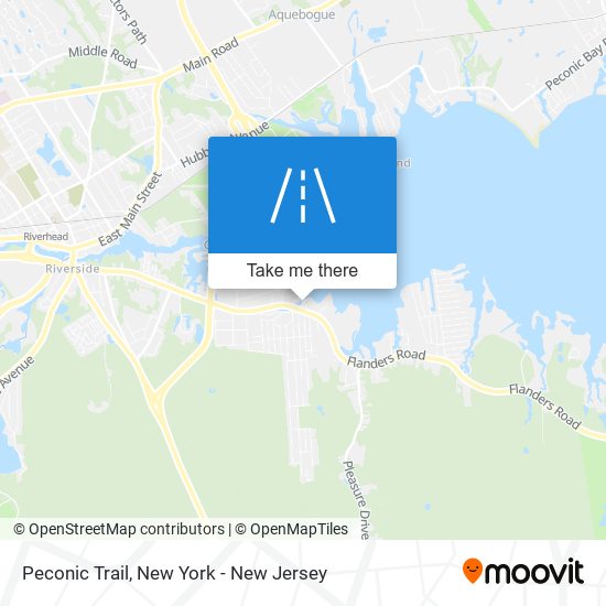 Peconic Trail map