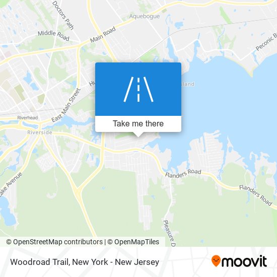 Mapa de Woodroad Trail