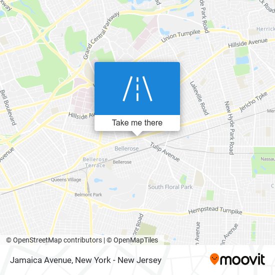 Mapa de Jamaica Avenue