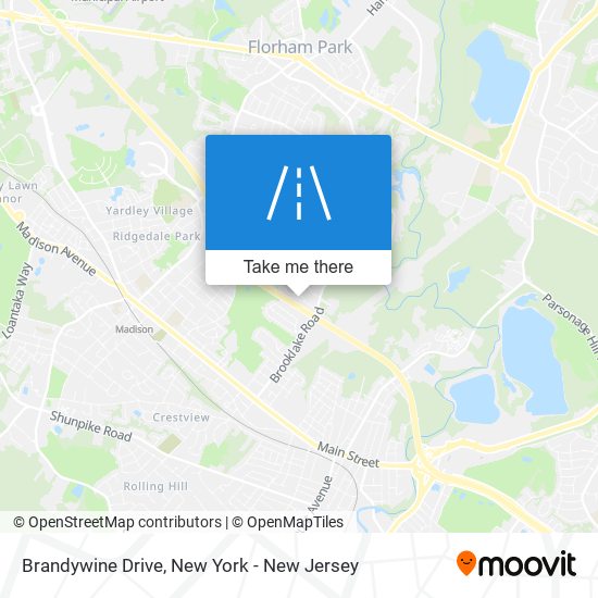 Mapa de Brandywine Drive