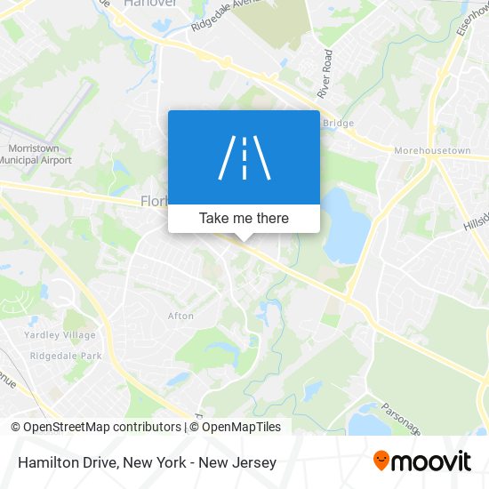 Mapa de Hamilton Drive